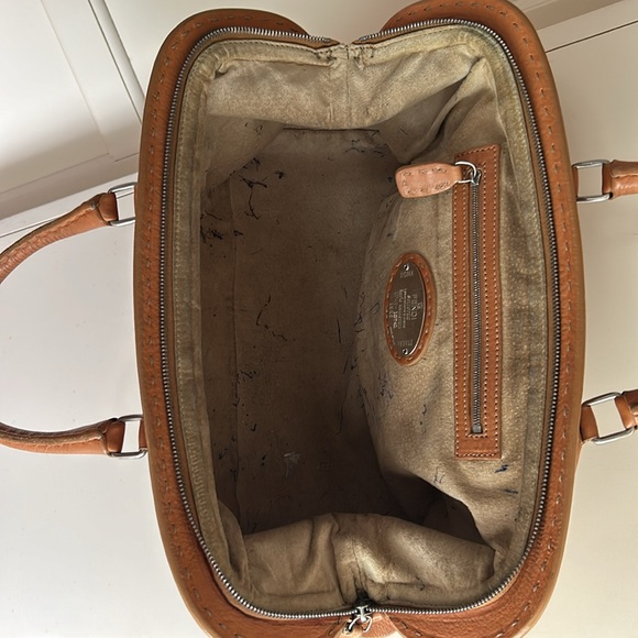 FENDI Selleria Doctor Bag pebbled leather 🇮🇹 PRE-LOVED Caramel - Picture 13 of 14